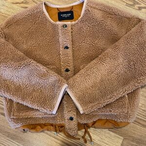 Everlane Tan Sherpa Jacket